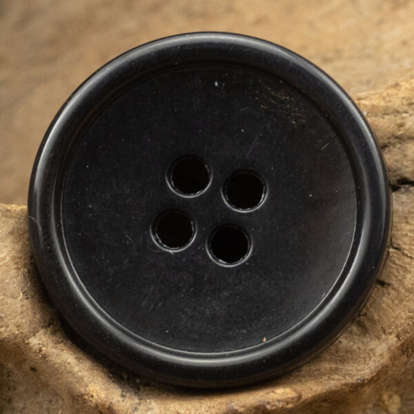 Round 4 Hole Slim Edged Urea Buttons Imitation Fruit Texture 10PCS