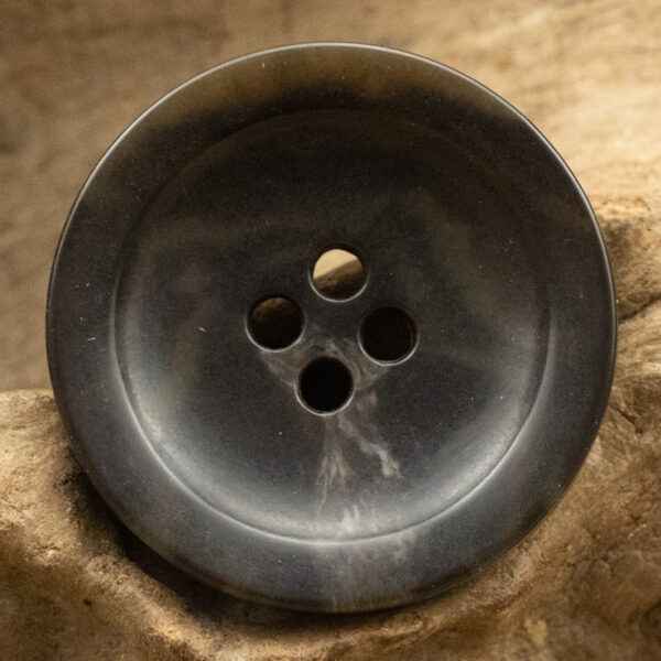 Wide-Edged Bowl-Shaped 4 Hole Urea Coat Buttons 10pcs