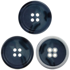 Retro Dark Blue Urea Buttons - Ideal for Classic-Looking Suits - 30pcs - Lots of Buttons