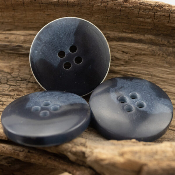 Retro Dark Blue Urea Buttons - Ideal for Classic-Looking Suits - 30pcs - Lots of Buttons
