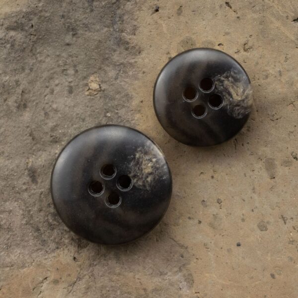Dark Brown Leopard Print Urea Buttons for Woolen Coats 20pcs - Image 3