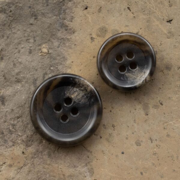 Dark Brown Leopard Print Urea Buttons for Woolen Coats 20pcs - Image 4