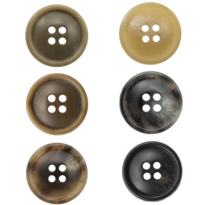 Vintage Cashmere Coat Brown Urea Buttons 30 Pack 