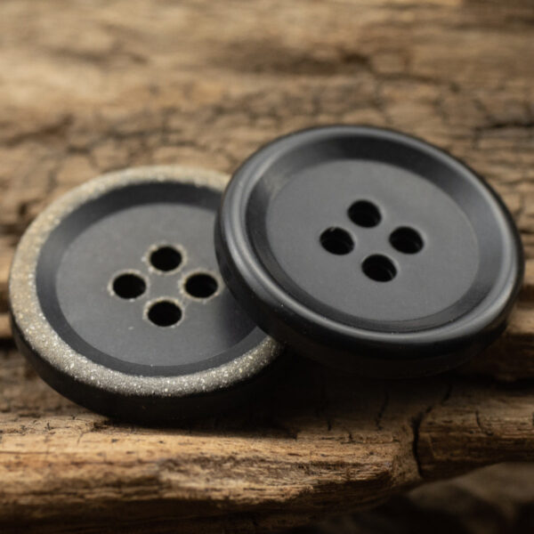 15-20mm Black Vintage Urea Buttons for Jackets and Casual Pants 10pcs - Image 2