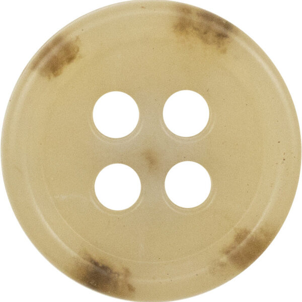 Round Slim-Edged Urea Buttons for Casual Shirts,50pcs