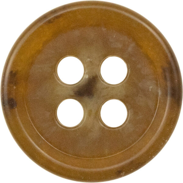 Round Slim-Edged Urea Buttons for Casual Shirts,50pcs