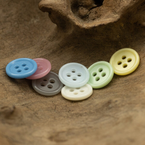11.5mm Candy-Colored Bulk Urea Resin Buttons for Baby 70 Pack - Lots of Buttons