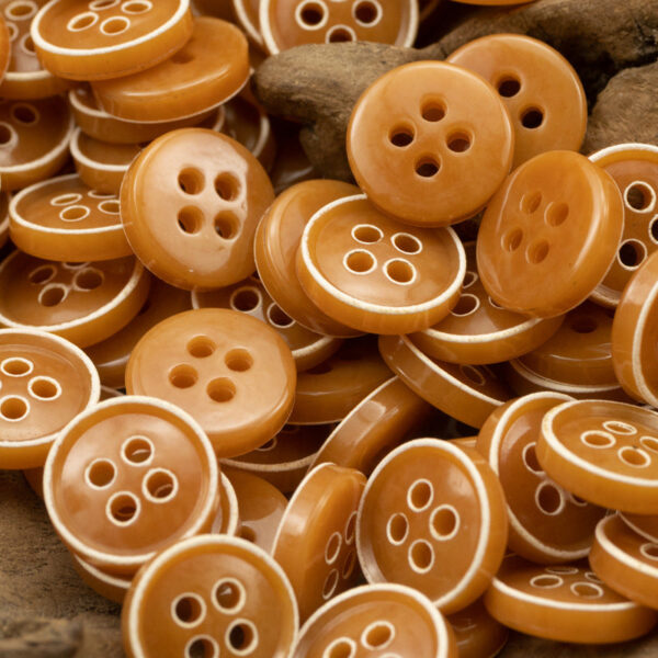 Retro Floral Shirt Urea Resin Buttons 150 Pack