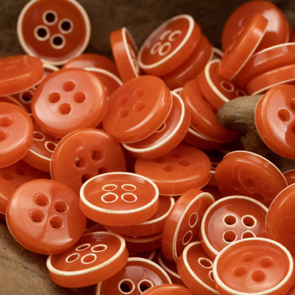 Retro Floral Shirt Urea Resin Buttons 150 Pack