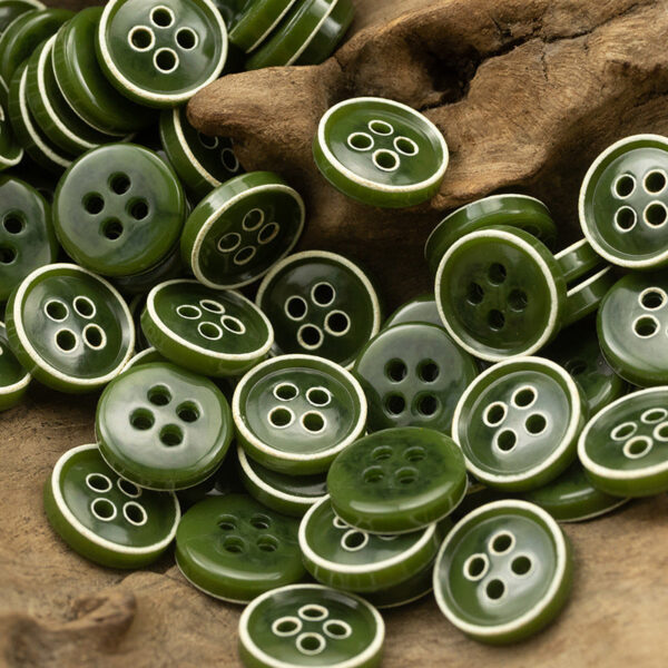 Retro Floral Shirt Urea Resin Buttons 150 Pack