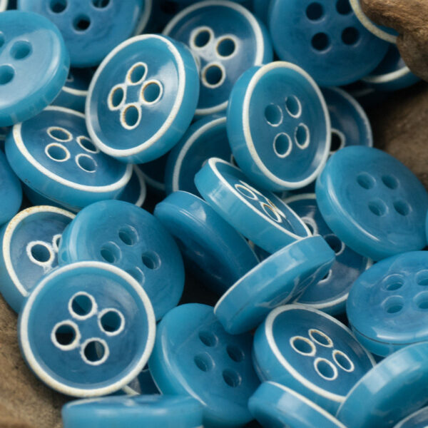 Retro Floral Shirt Urea Resin Buttons 150 Pack