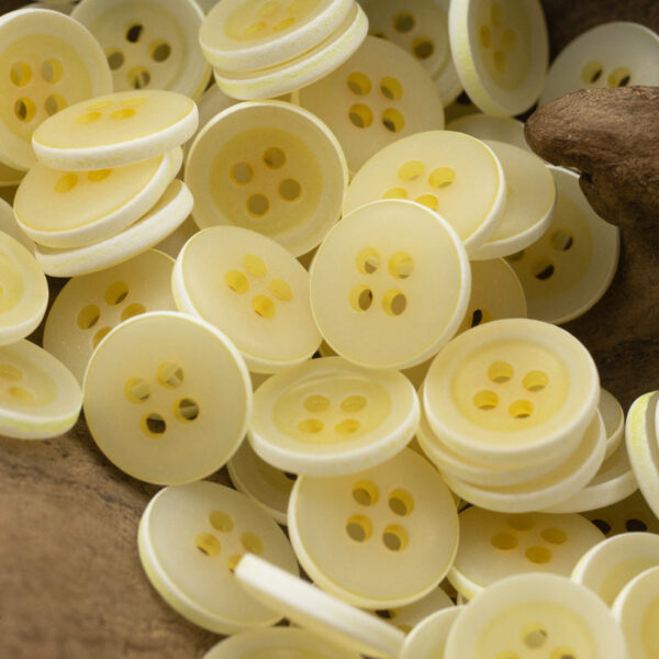 Matte Frosted Urea Buttons Hawaiian Round 20Pcs