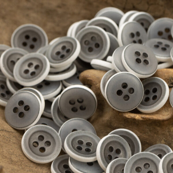 Matte Frosted Urea Buttons Hawaiian Round 20Pcs