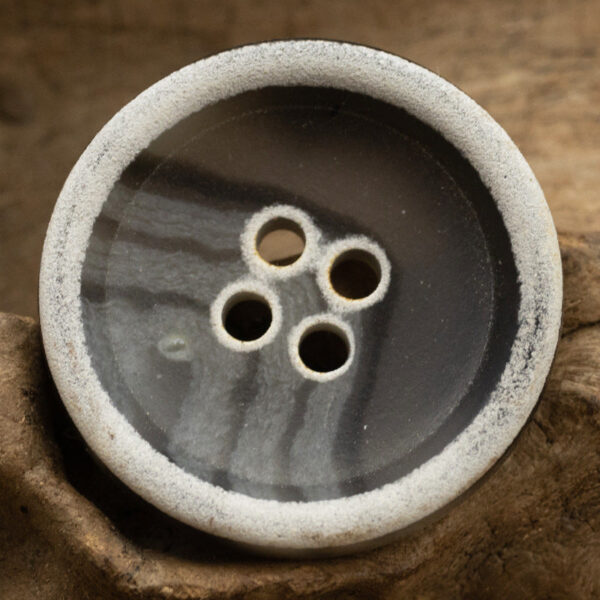 Vintage Burnt-Edge Black-Gray Textured Urea Buttons 30 Pack - Image 6