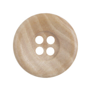 Bowl-Shaped Wooden Buttons for Children's Handmade Knitting 30pcs 
