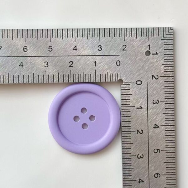 30mm Candy Color Round 4-Hole Craft Buttons 60 Pack - Image 2