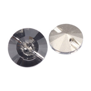 Elegant Glass Crystal Buttons for Chiffon Shirts,6pcs 