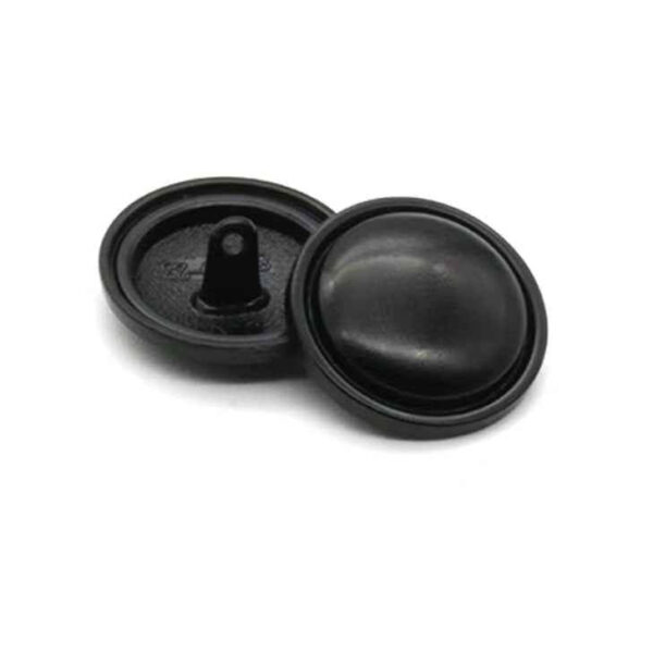 1 Inch Round Thin Edge Metal Shank Buttons for Sewing 20pcs