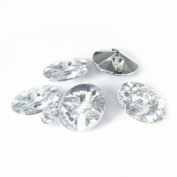 10-50mm White Acrylic Buttons for Home Textiles Sofa Cushions 150 Pack - Image 5