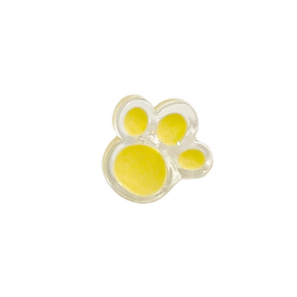 Cat Paw-Shaped Cartoon Buttons for Children Baby Clothes 200 Pack(4 Assorted Colors) - Image 3