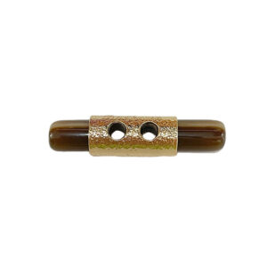 50mm Long Strip Resin Toggle Buttons White Black and Brown for Wool Coats 20pcs