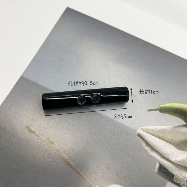 50mm White Black Olive Green Long Cylindrical Resin Toggle Buttons for Coat 20pcs - Image 4