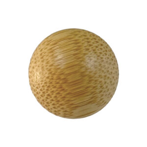 11/15mm Round Mushroom-Shaped Natural Bamboo Buttons with Metal Shanks 50pcs