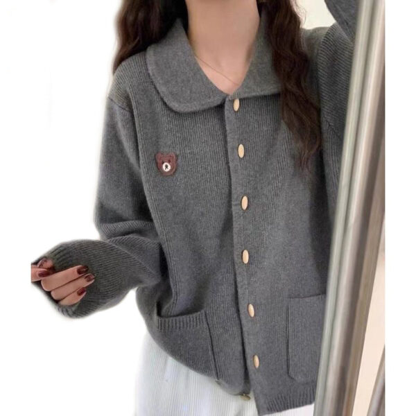 20mm Olive-Shaped Bamboo Buttons with Metal Shanks for Knitted Sweaters 30pcs - Image 2