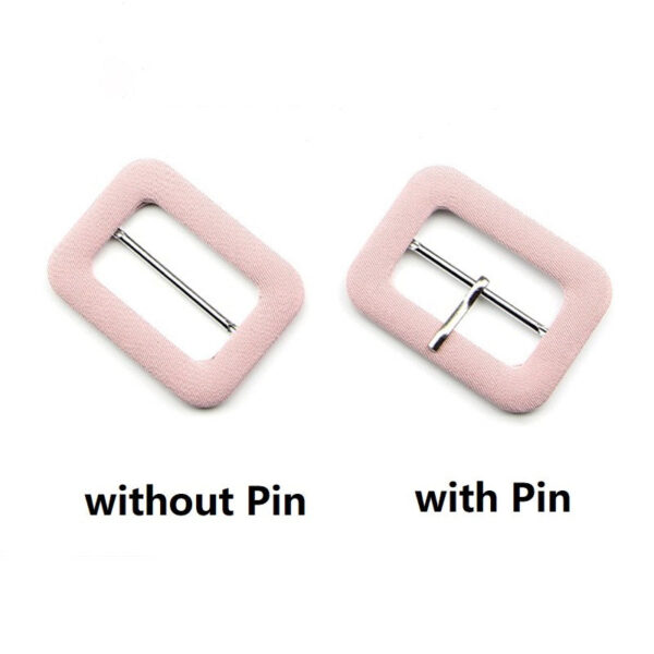 50mm 12-Color D-Ring Fabric-Covered Buckles for Coat Belt Cuff Adjustment 48 Pack - Image 4