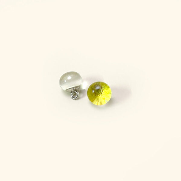10mm Chinese Palace Style Dried Flower Glass Bead Shank Buttons 50 Pack(10 Mixed Colors) - Image 6