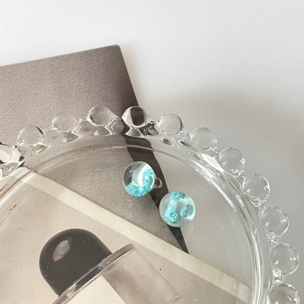 10mm Transparent Sequin Round Bead Buttons for Cheongsam Cuff Collar 50pcs - Image 3