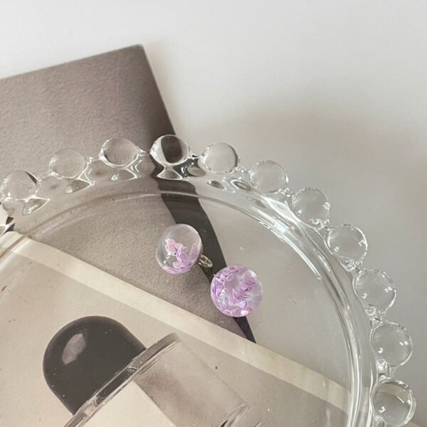 10mm Transparent Sequin Round Bead Buttons for Cheongsam Cuff Collar 50pcs - Image 4