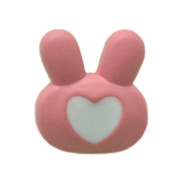 17.5mm Colorful Cartoon Bunny Plastic Buttons for Children's Clothing 198 Pack