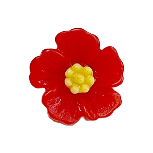 14mm Colorful Flower-Shaped Plastic Sewing Buttons with Shanks 210 Pack - Image 4