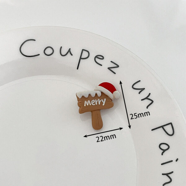 Christmas-themed Resin Button Set with Metal Shanks (14 Pieces) - Image 15