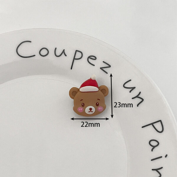 Christmas-themed Resin Button Set with Metal Shanks (14 Pieces) - Image 12