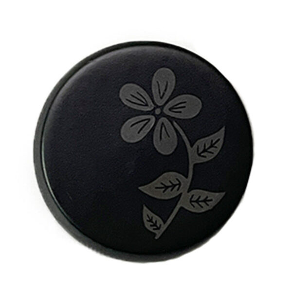 18/23/25mm Round Resin Buttons with Laser Cut Flower Pattern Metal Shanks for Coat 20pcs - Image 3