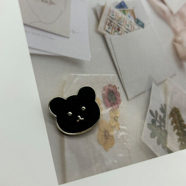 23mm Teddy Bear Flannelette-Faced Metal Buttons with Shanks for Coats 12PCS - Image 7