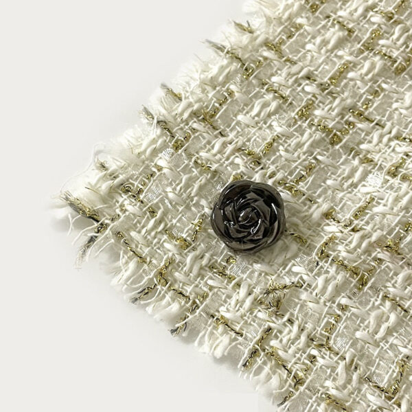 10-25mm Fashionable Metal Rose Buttons with Shanks Gold,Silver and Black - Image 5