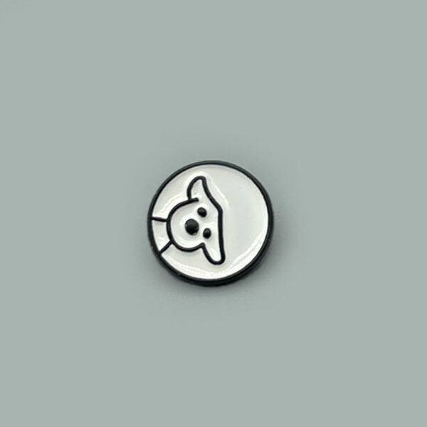 12mm Round Adorable Puppy Pattern Metal Buttons for Shirts and Knitwear 20pcs - Image 4