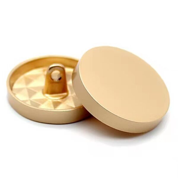 9-30mm Round Mirror-Finish Metal Flat Sewing Buttons with Shanks - Image 3