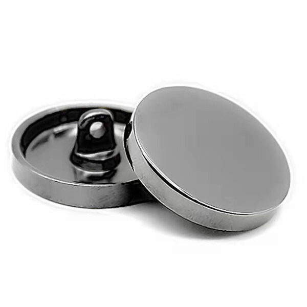 9-30mm Round Mirror-Finish Metal Flat Sewing Buttons with Shanks - Image 7