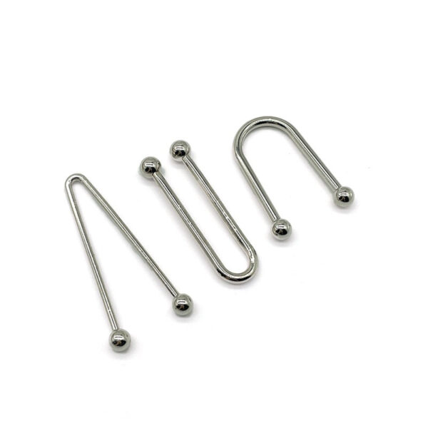 Metal Accessories for Swimwear Hooks U-Shaped V-shaped Collar Clasps - Image 2