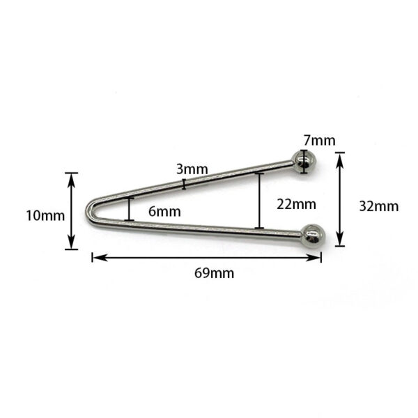 Metal Accessories for Swimwear Hooks U-Shaped V-shaped Collar Clasps - Image 5