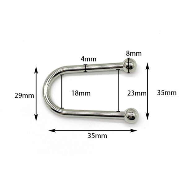 Metal Accessories for Swimwear Hooks U-Shaped V-shaped Collar Clasps - Image 3