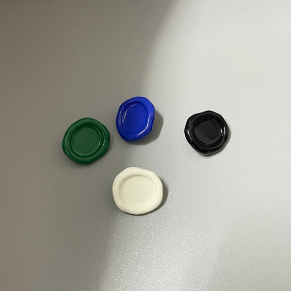 20mm Oval Concave Colorful Metal Shank Buttons for Suit Jackets 20pcs - Image 2