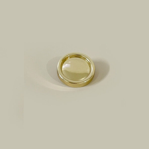 15-25mm Gold and Gunmetal Concave Round Metal Buttons with Shanks 50pcs - Image 4
