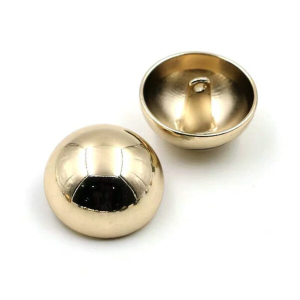 9mm-28mm Golden Silver Metal Mushroom Buttons with Glossy Matte Finishes - Image 4
