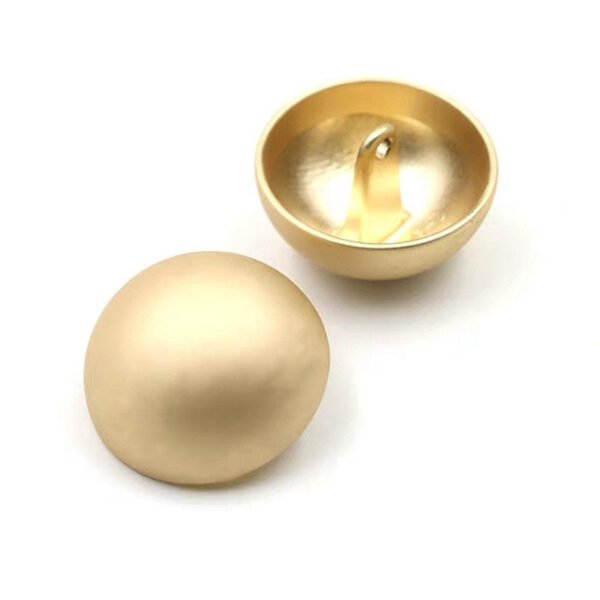 9mm-28mm Golden Silver Metal Mushroom Buttons with Glossy Matte Finishes - Image 8
