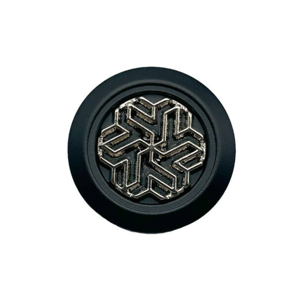 15/18/20/23mm Metal Resin Hand Sewing Buttons Snowflake Texture 50pcs